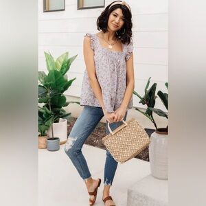 NWOT Trevi Tank in Blue Size Extra Small